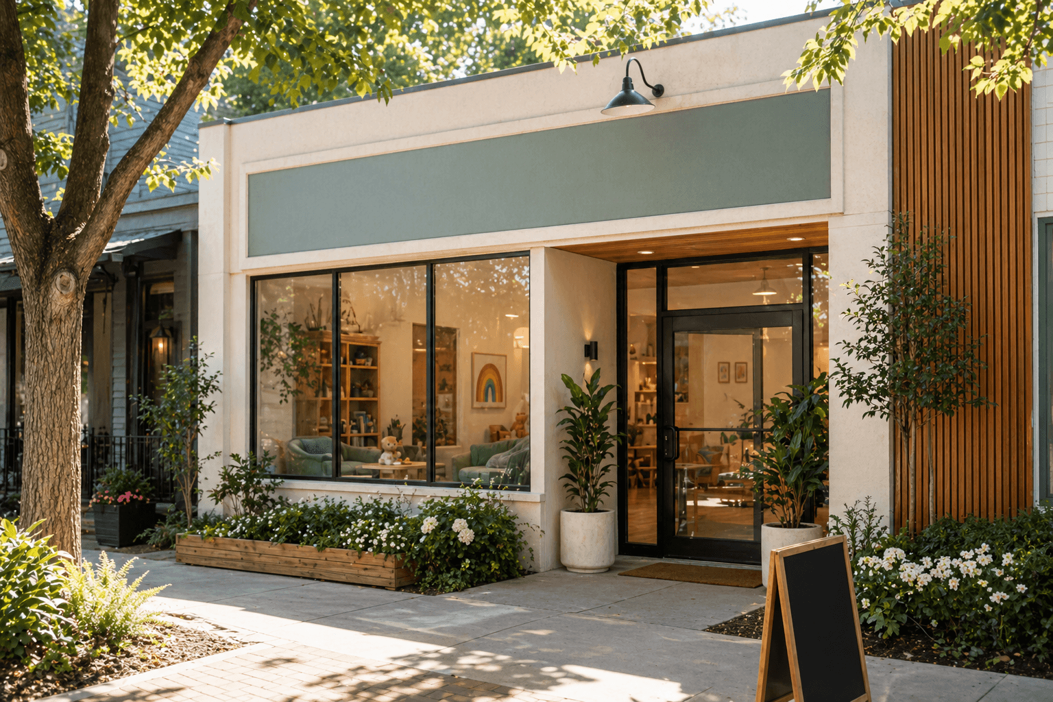 Local pediatric therapy clinic exterior — local AI visibility and 'near me' search optimization for ABA therapy, occupational therapy, and speech therapy practices showing up in ChatGPT, Perplexity, and Google AI Overviews
